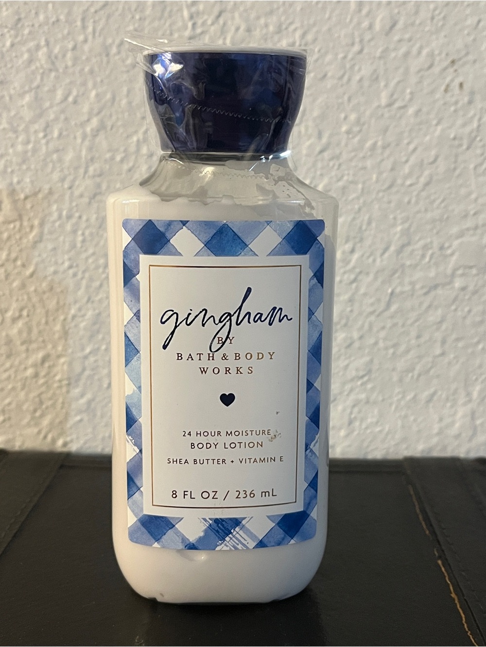 Bath & Body Works Gingham Moisturizing Body Lotion - Blue
